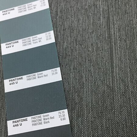 match pantone swatches and select the most suitable color fabric.